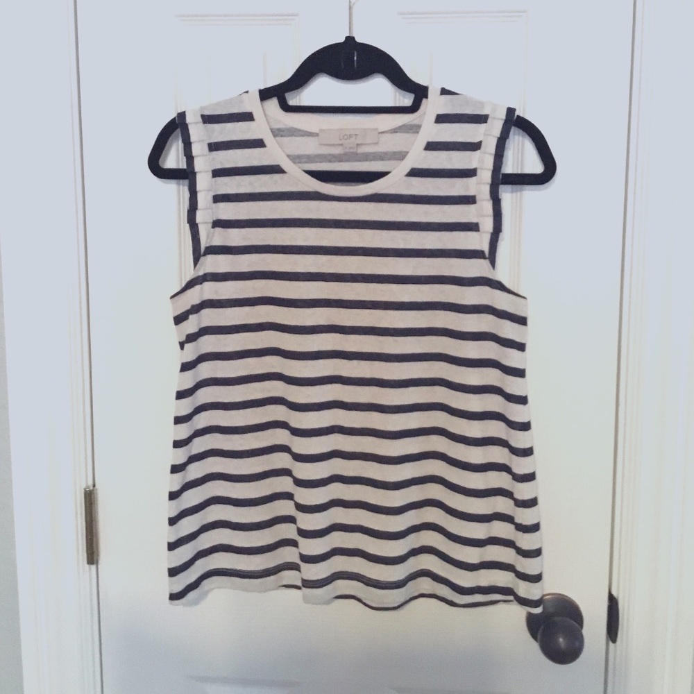 LOFT Flutter Sleeve Tank Top